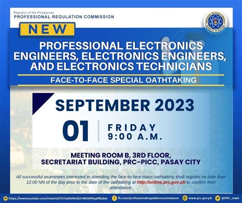 PRC sets F2F oathtaking of new nurses, engineers, technicians.